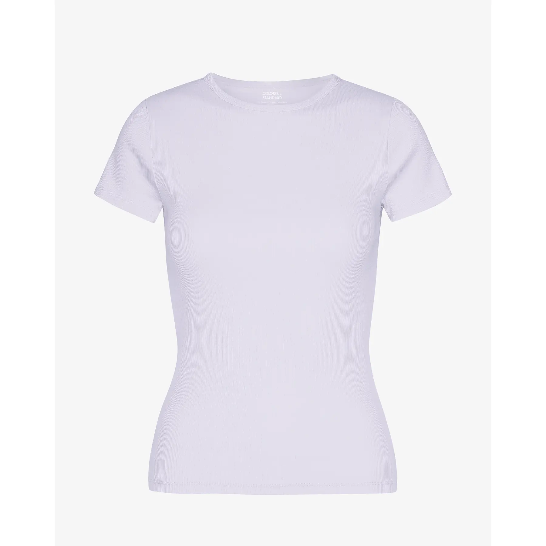 Colorful Standard Women's Violet T-Shirt Organic Rib Soft Lavender