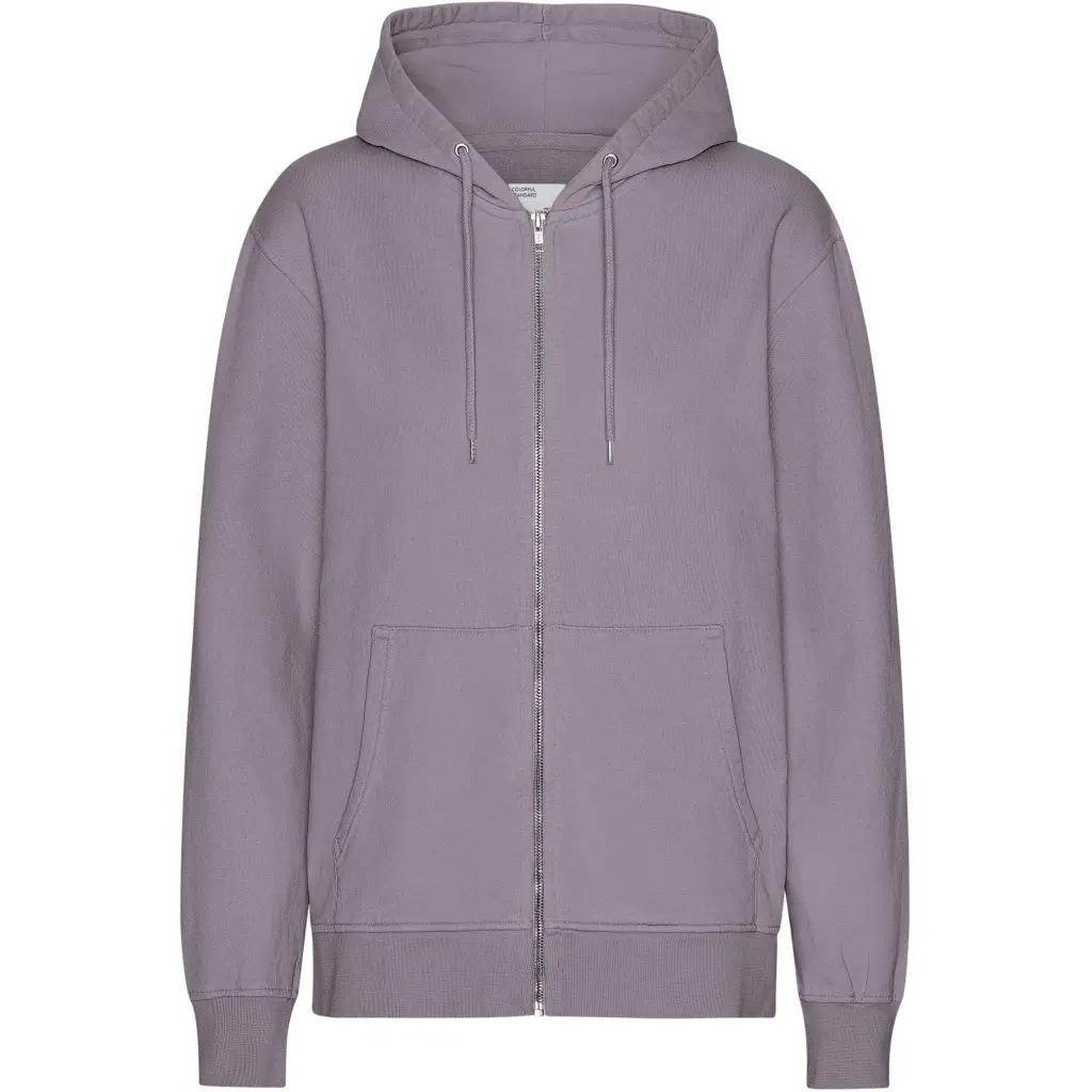 Felpa con cerniera a cappuccio Colorful Standard Classic Organic Purple Haze