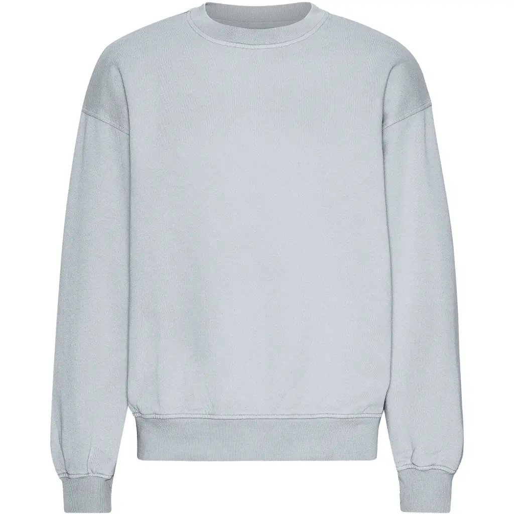 Sweatshirt mit Rundhalsausschnitt in Oversize-Optik Colorful Standard Organic Cloudy Grey