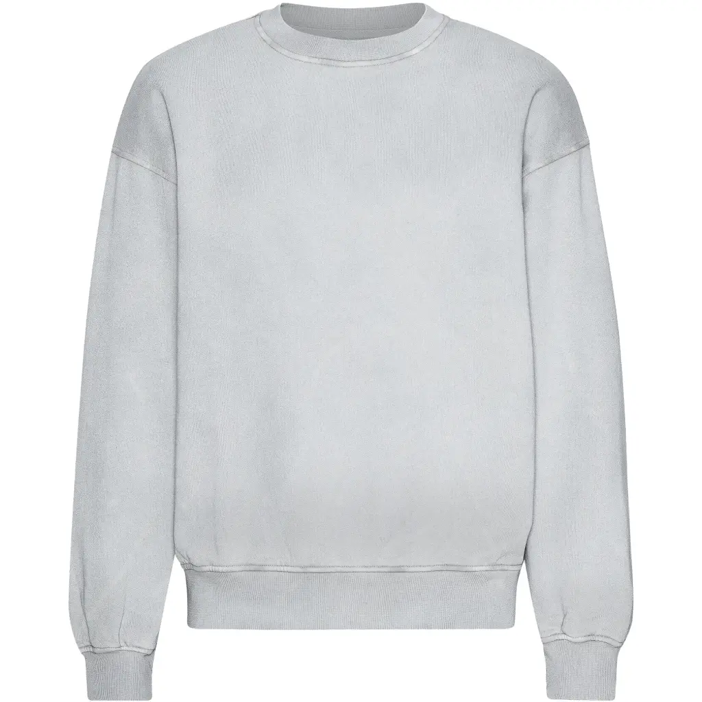 Felpa oversize con scollo rotondo Colorful Standard Organic Faded Grey