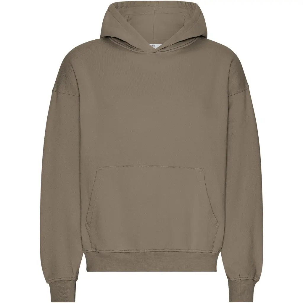 Colorful Standard Unisex Brown Oversized Hooded Sweatshirt Organic Cedar