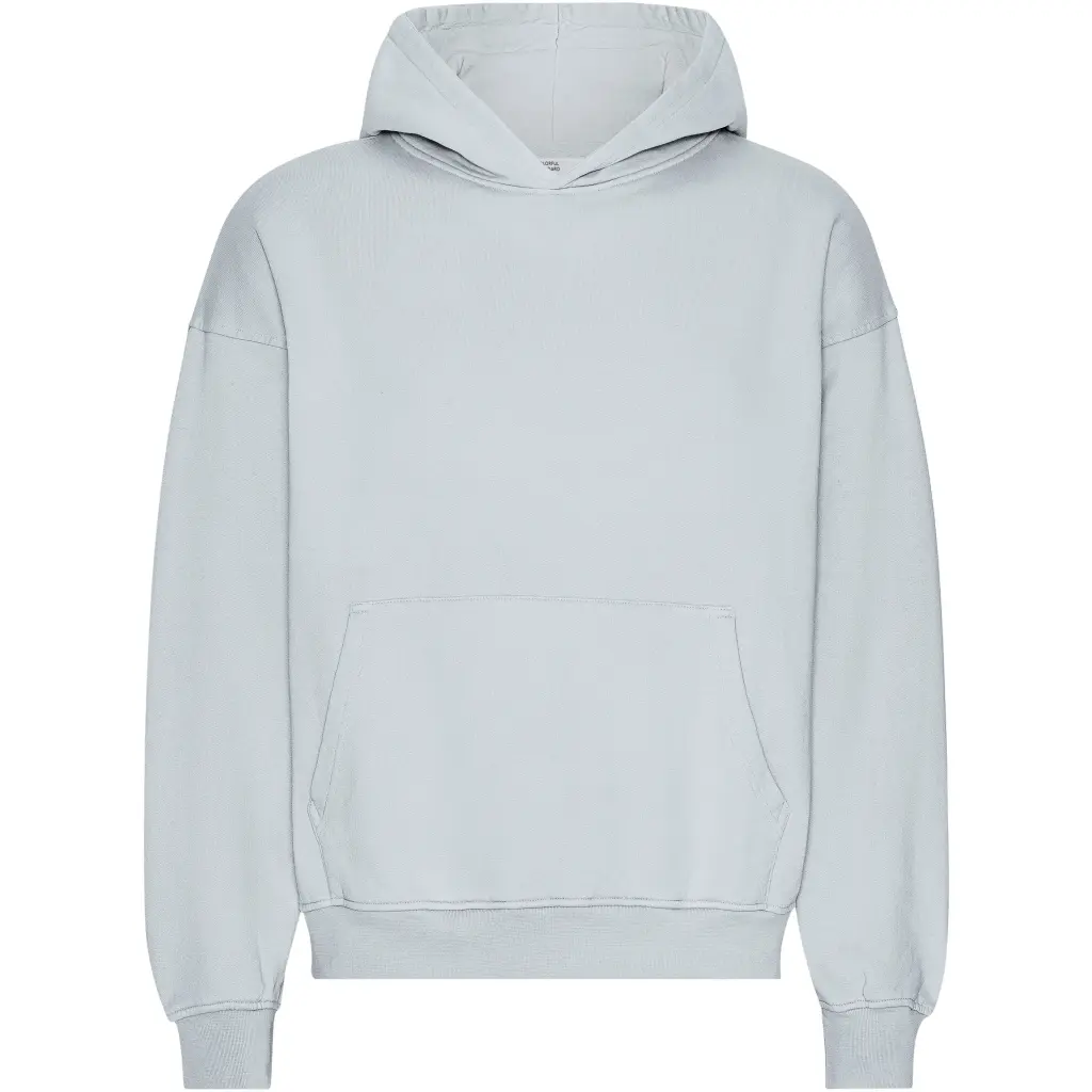 Colorful Standard Unisex Grey Oversized Hooded Sweatshirt Organic Cloudy