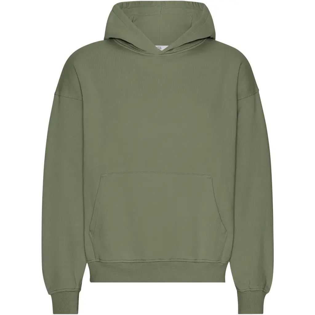 Felpa oversize con cappuccio Colorful Standard Organic Dusty Olive