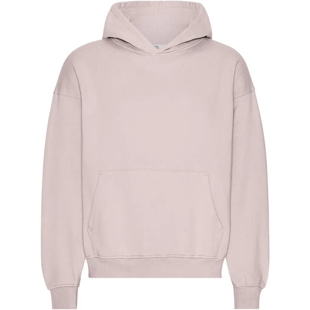 Felpa oversize con cappuccio Colorful Standard Organic Faded Pink