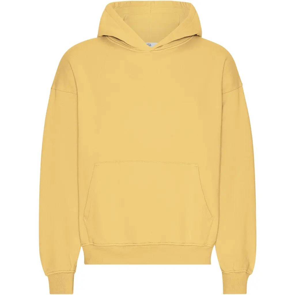 Felpa oversize con cappuccio Colorful Standard Organic Lemon Yellow