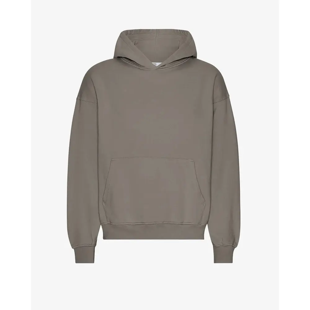 Felpa oversize con cappuccio  Misty Brown