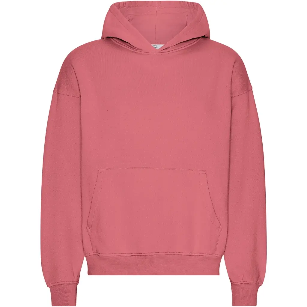 Felpa oversize con cappuccio Colorful Standard Organic Raspberry Pink