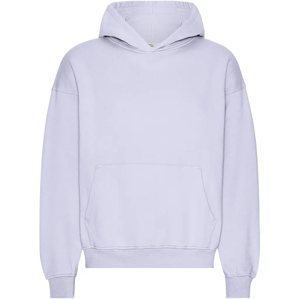 Felpa oversize con cappuccio Colorful Standard Organic Soft Lavender