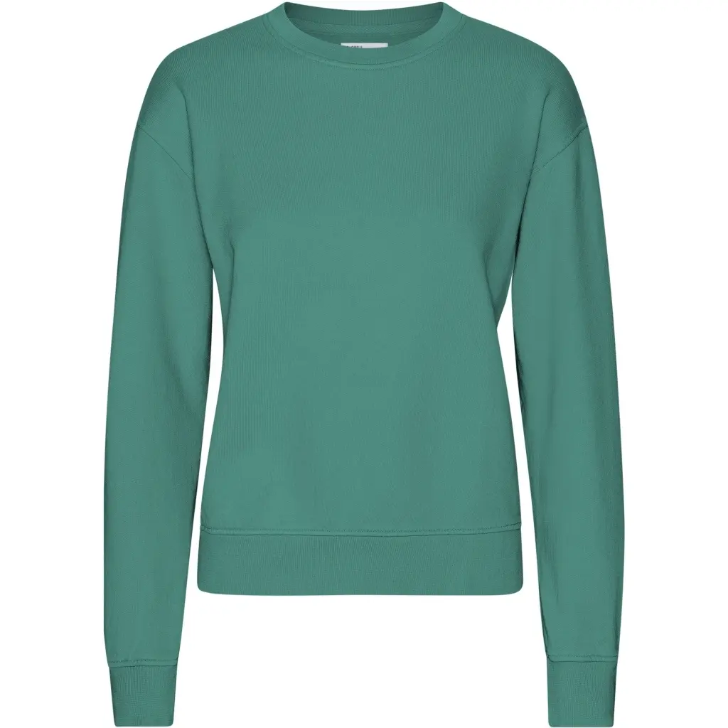 Felpa girocollo da donna Colorful Standard Classic Organic Pine Green