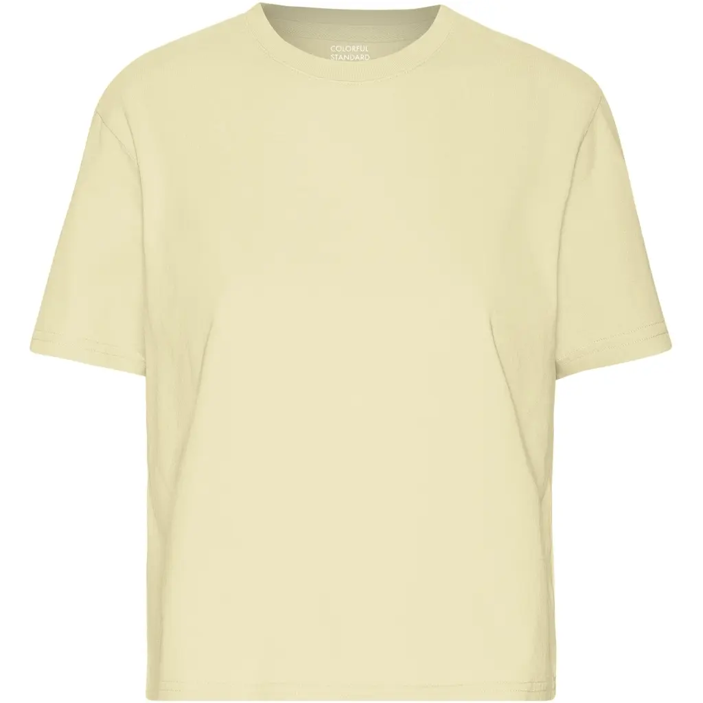 T-Shirt Colorful Standard Organic Boxy soft yellow