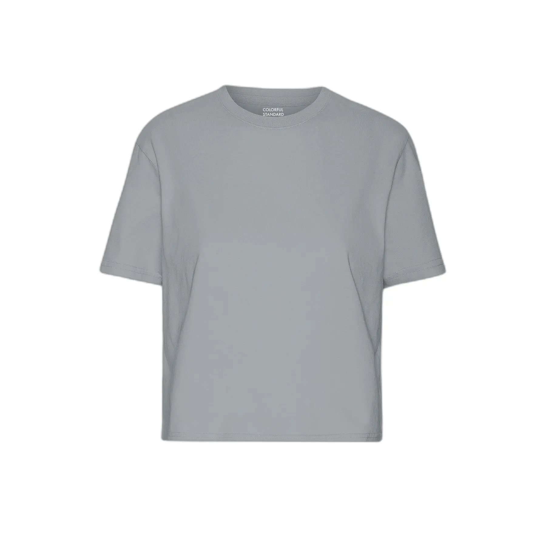 Colorful Standard Women's Blue T-Shirt Organic Boxy