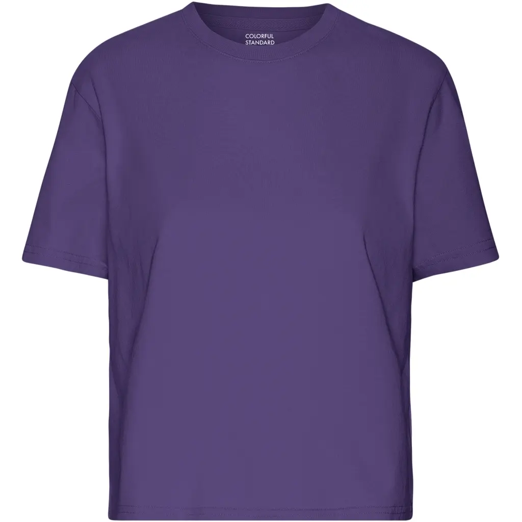 T-shirt da donna Colorful Standard Organic Boxy ultra violet