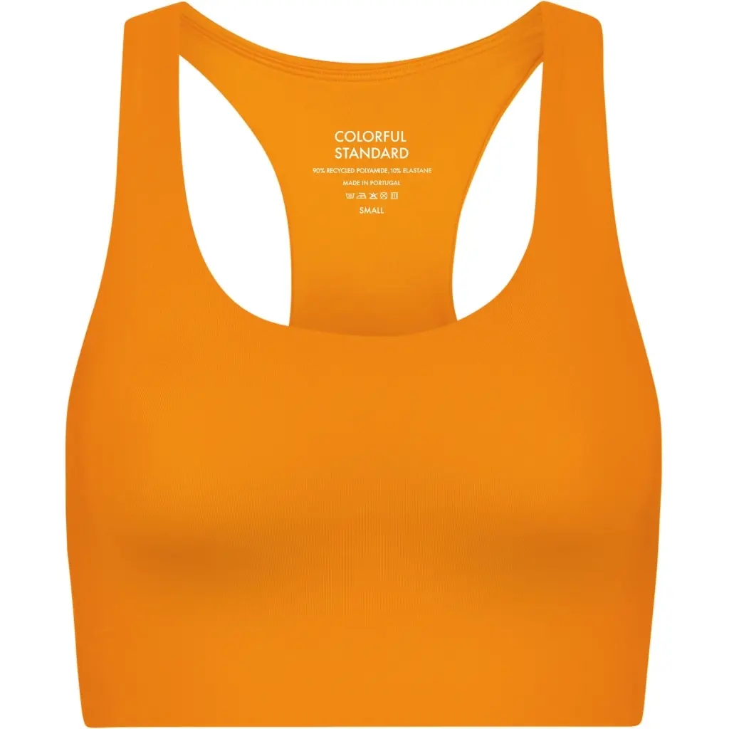 Damen-Sport-BH Colorful Standard Active Sunny Orange