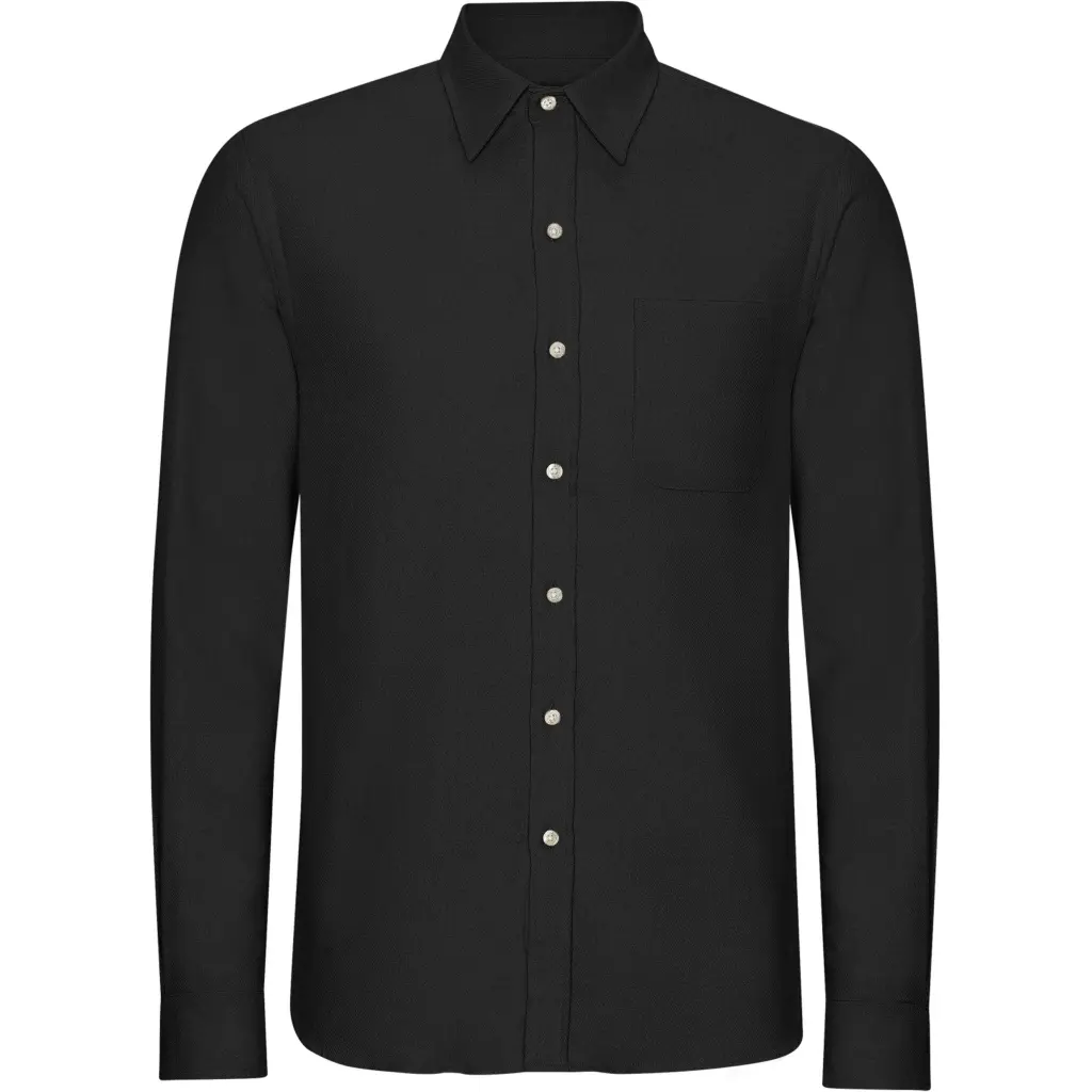 Hemd Colorful Standard Organic Deep Black