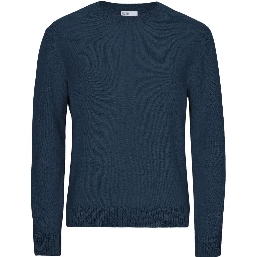 Colorful Standard Unisex Blue Sweater Classic Merino Petrol