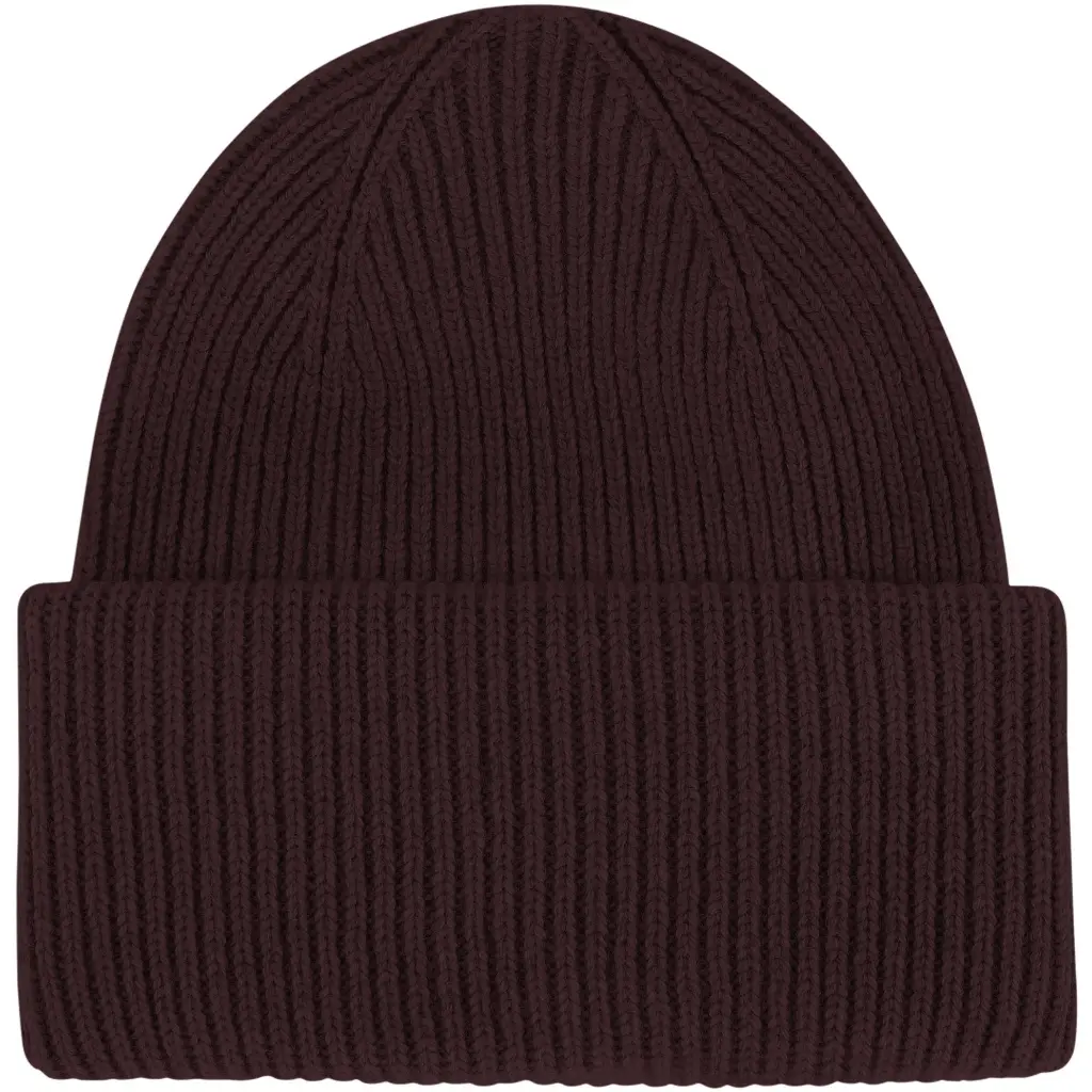 Mütze mit einfacher Falte Colorful Standard Oxblood Red
