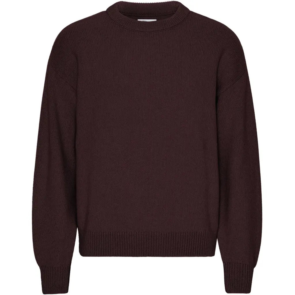 Maglia girocollo oversize Colorful Standard Oxblood Red