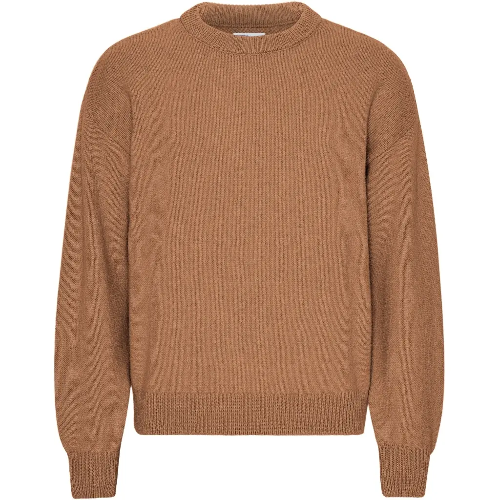 Maglia girocollo oversize Colorful Standard Sahara Camel