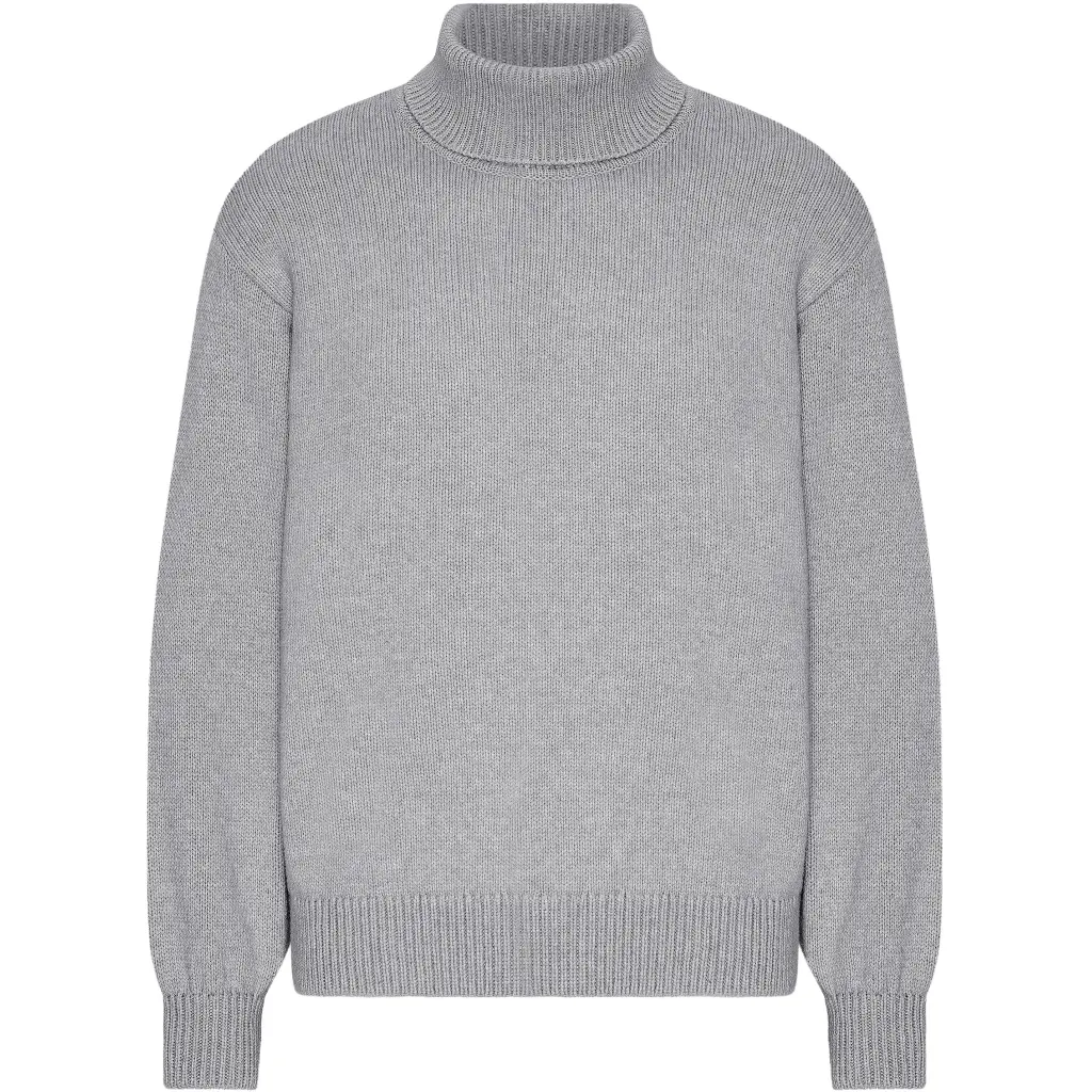 Maglione dolcevita Colorful Standard Heather Grey