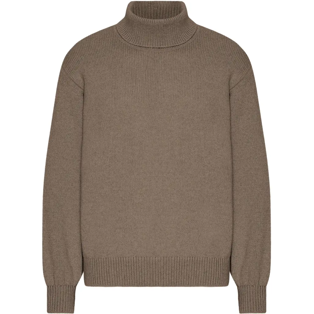Pullover mit Rollkragen Colorful Standard Warm Taupe