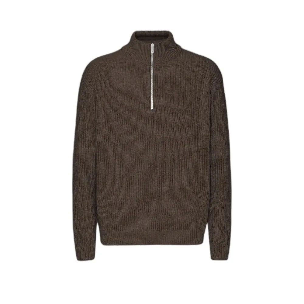Maglione in lana con zip Colorful Standard Merino