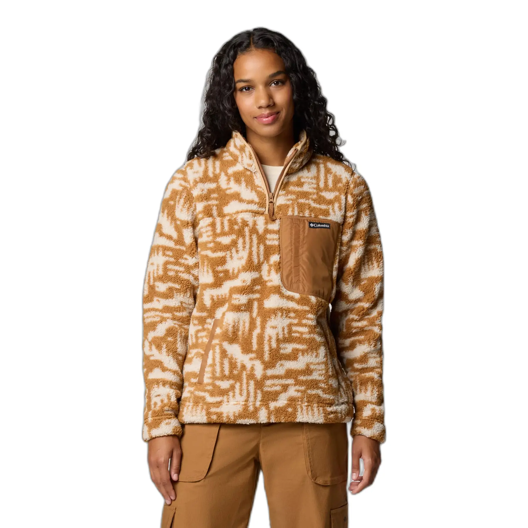 Pile da donna con 1/4 di zip Columbia West Bend II