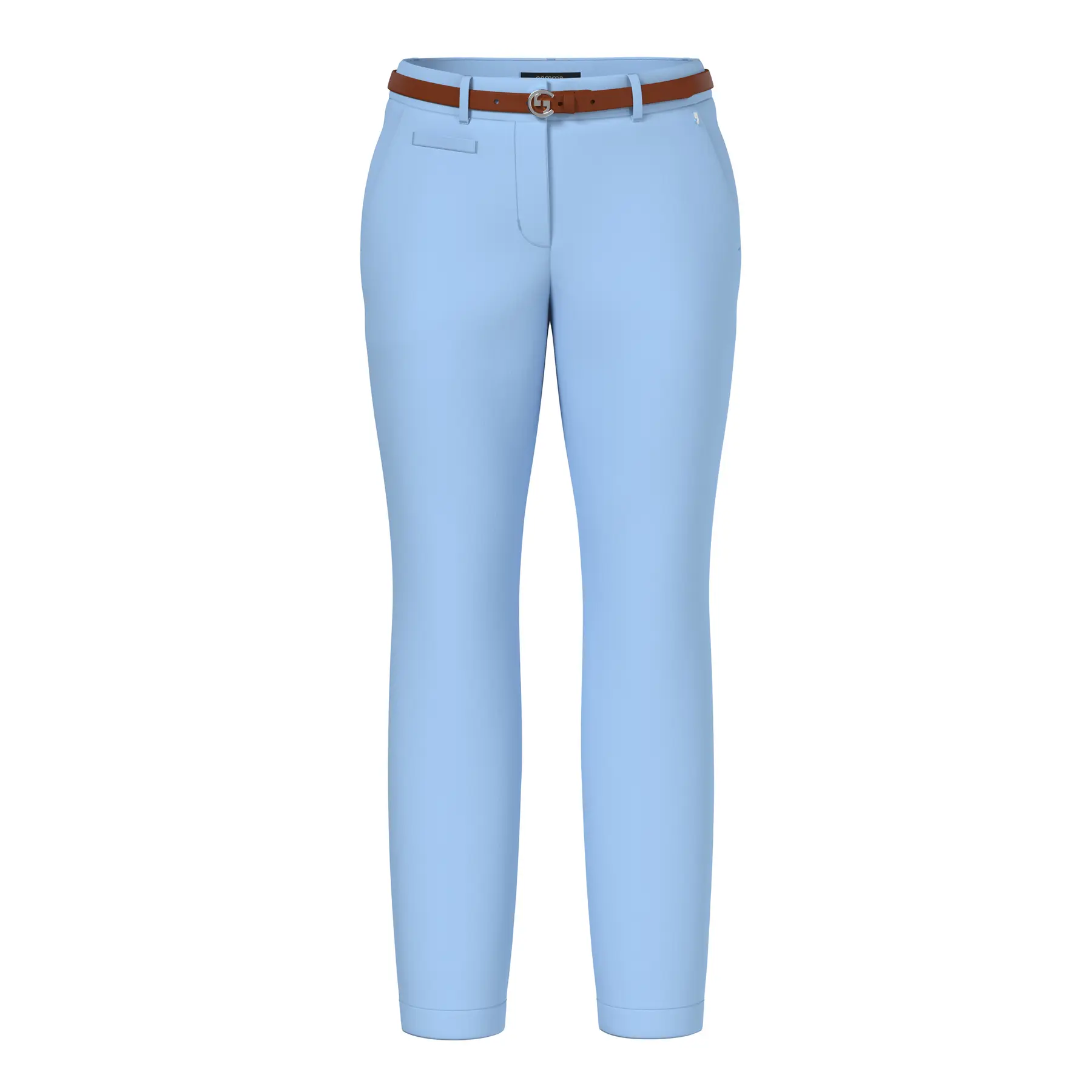 Pantaloni chino in cotone misto con cintura removibile donna COMMA