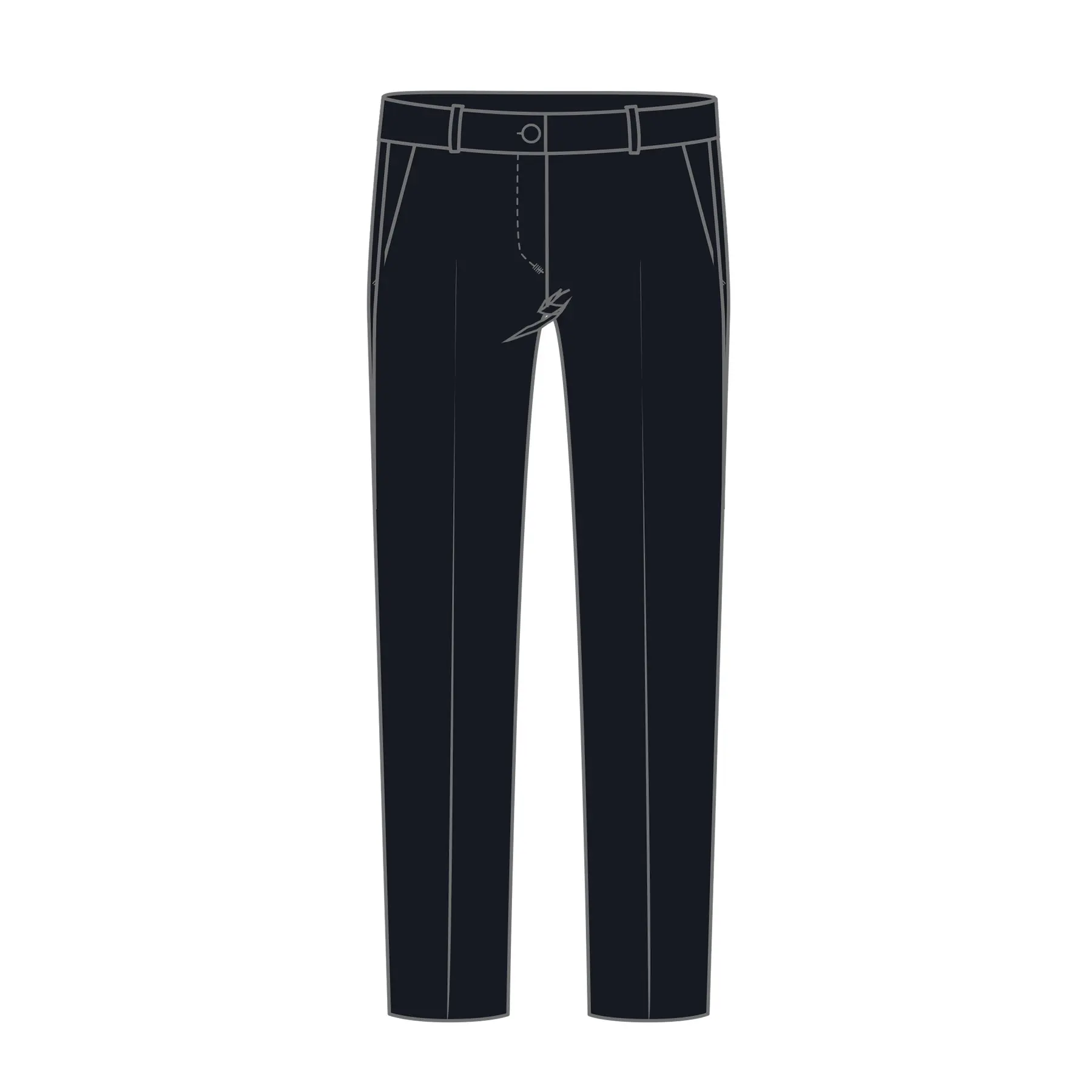 Pantaloni in viscosa elastica donna COMMA