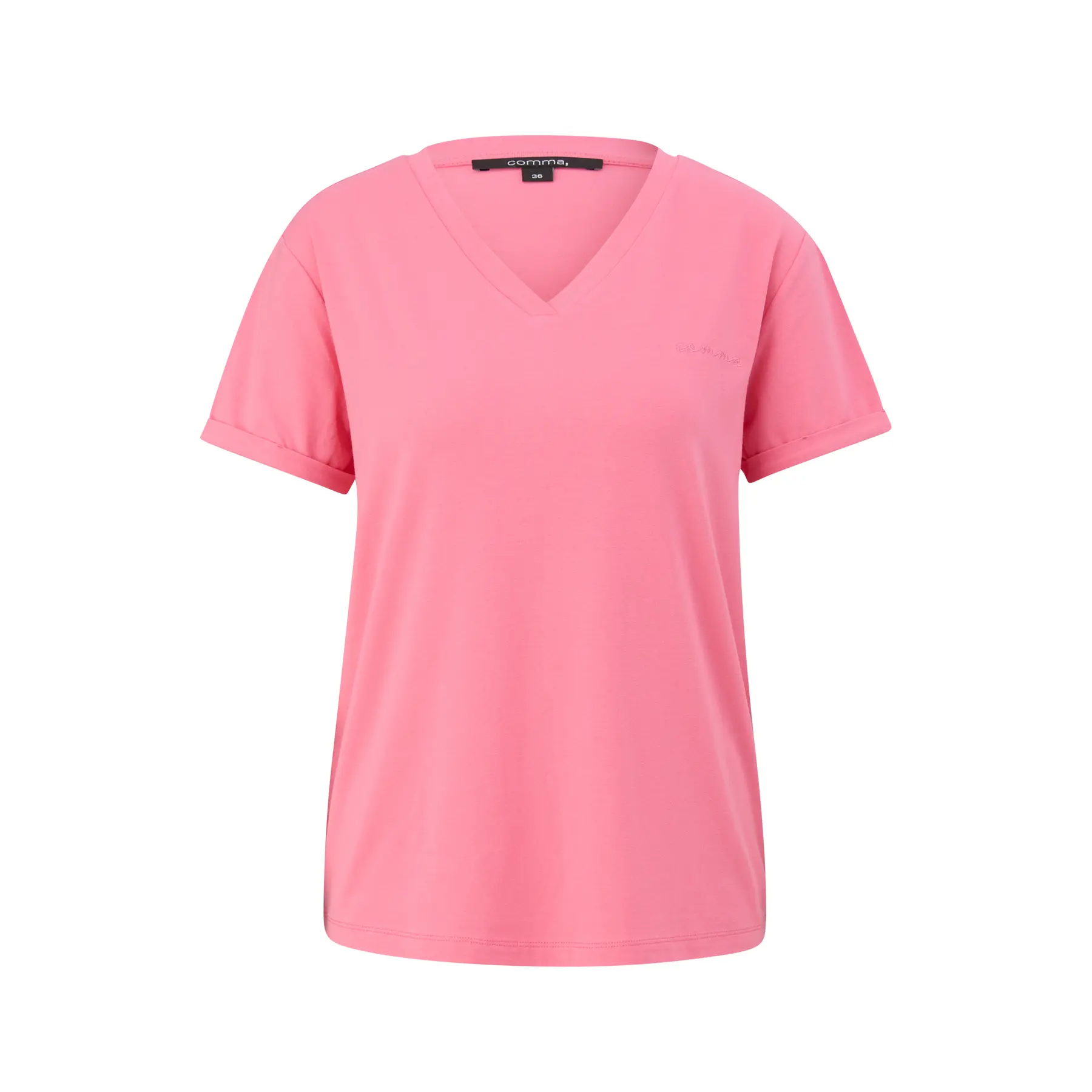 T-shirt col V coupe décontractée femme COMMA