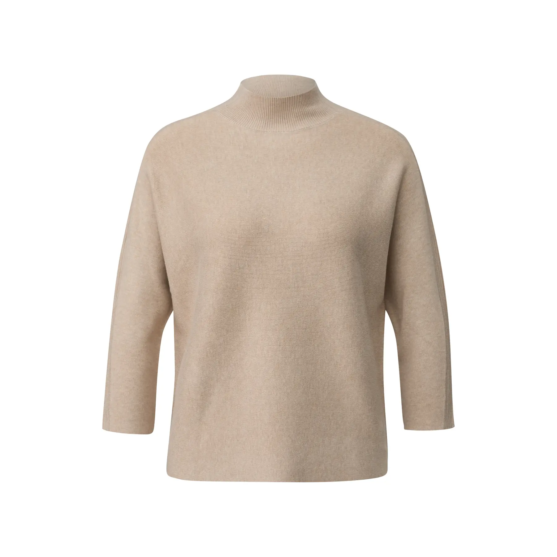 Pull col montant in maglia maniche a pipistrello 3/4 donna COMMA