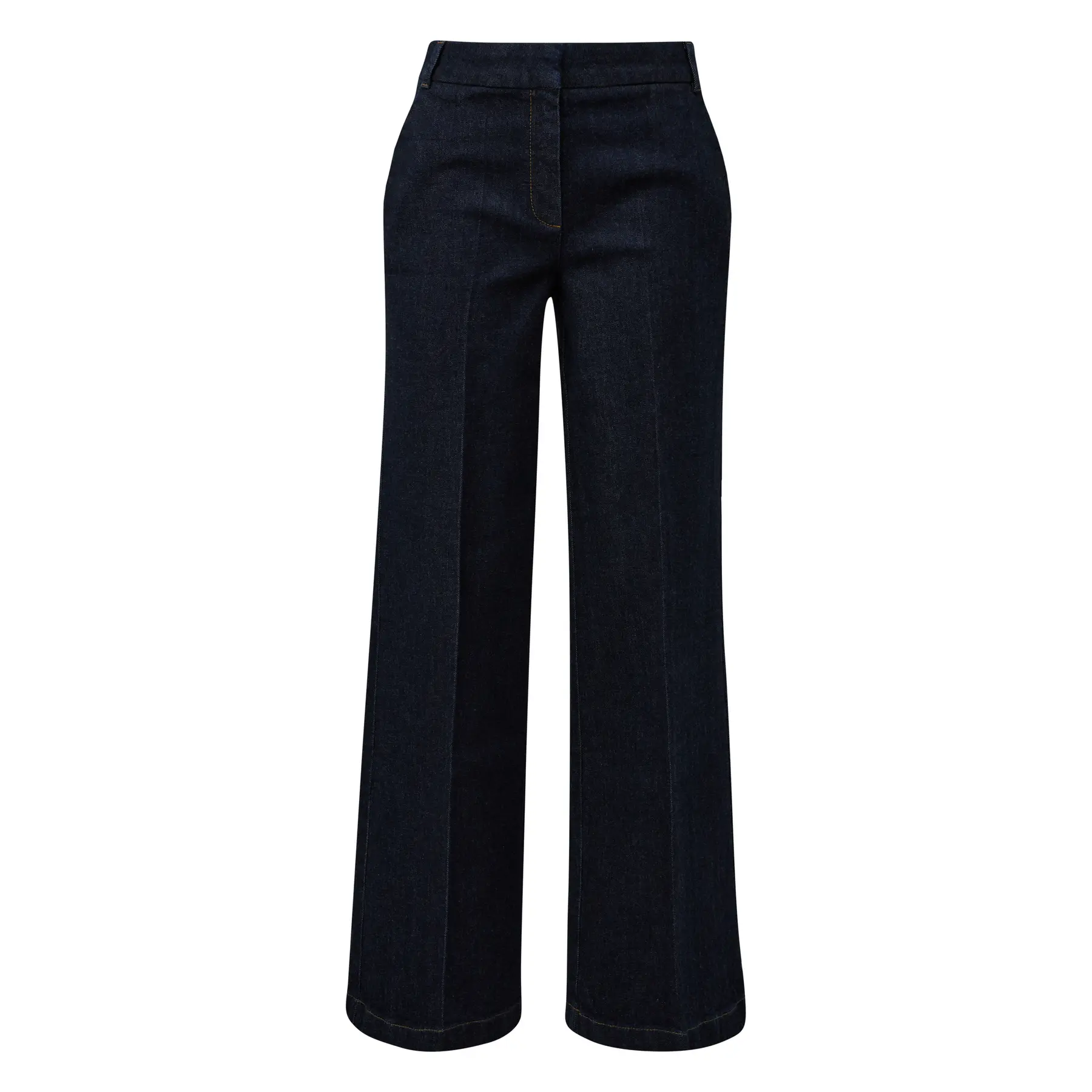 Jeans Wide Leg a vita media con tasche francesi donna COMMA