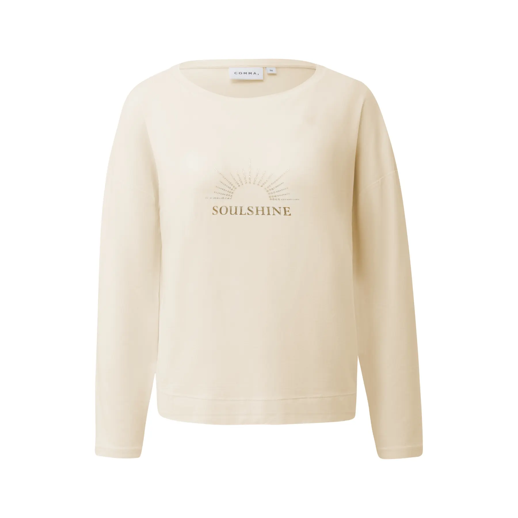 Felpa casual in jersey donna COMMA