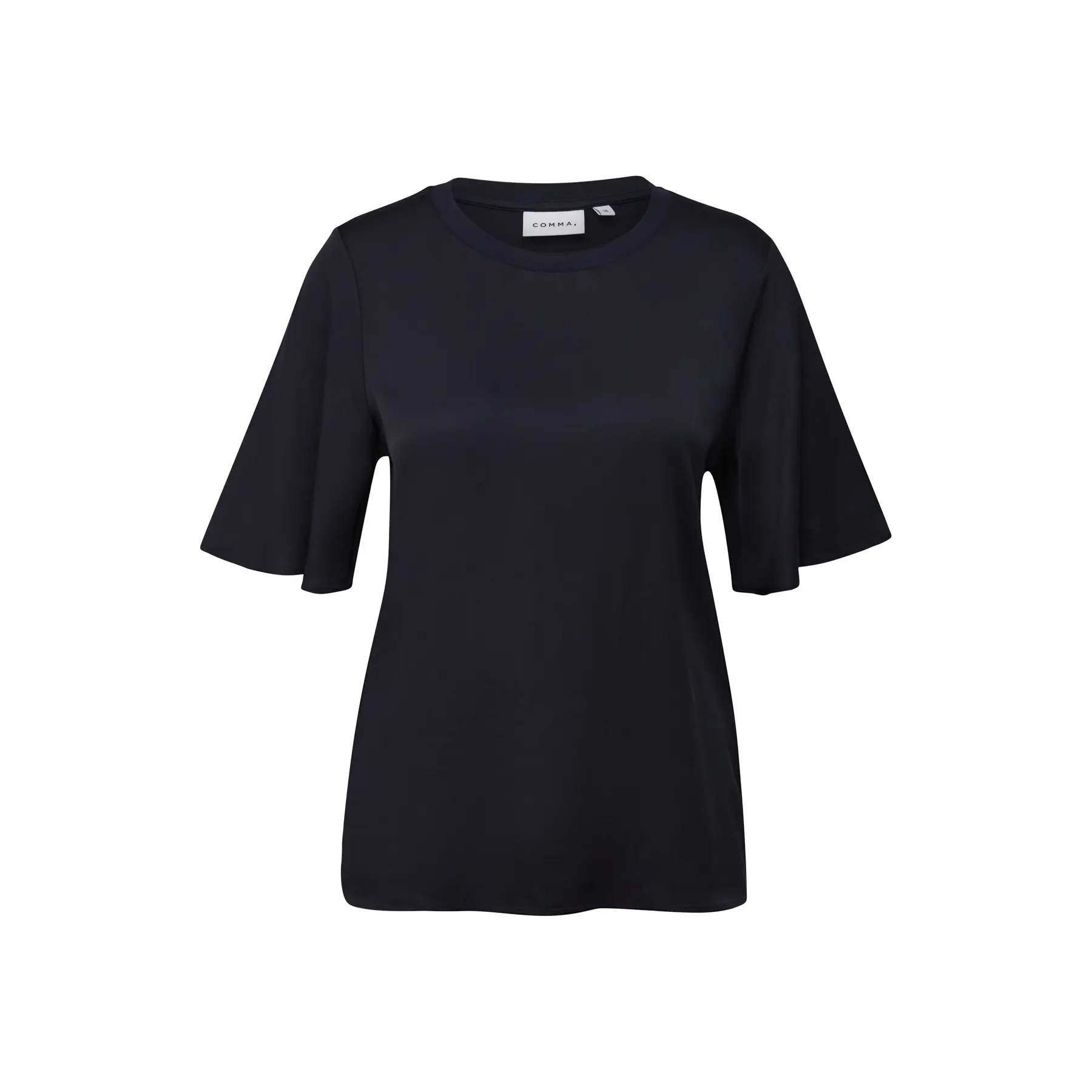 T-shirt in misto satin donna COMMA