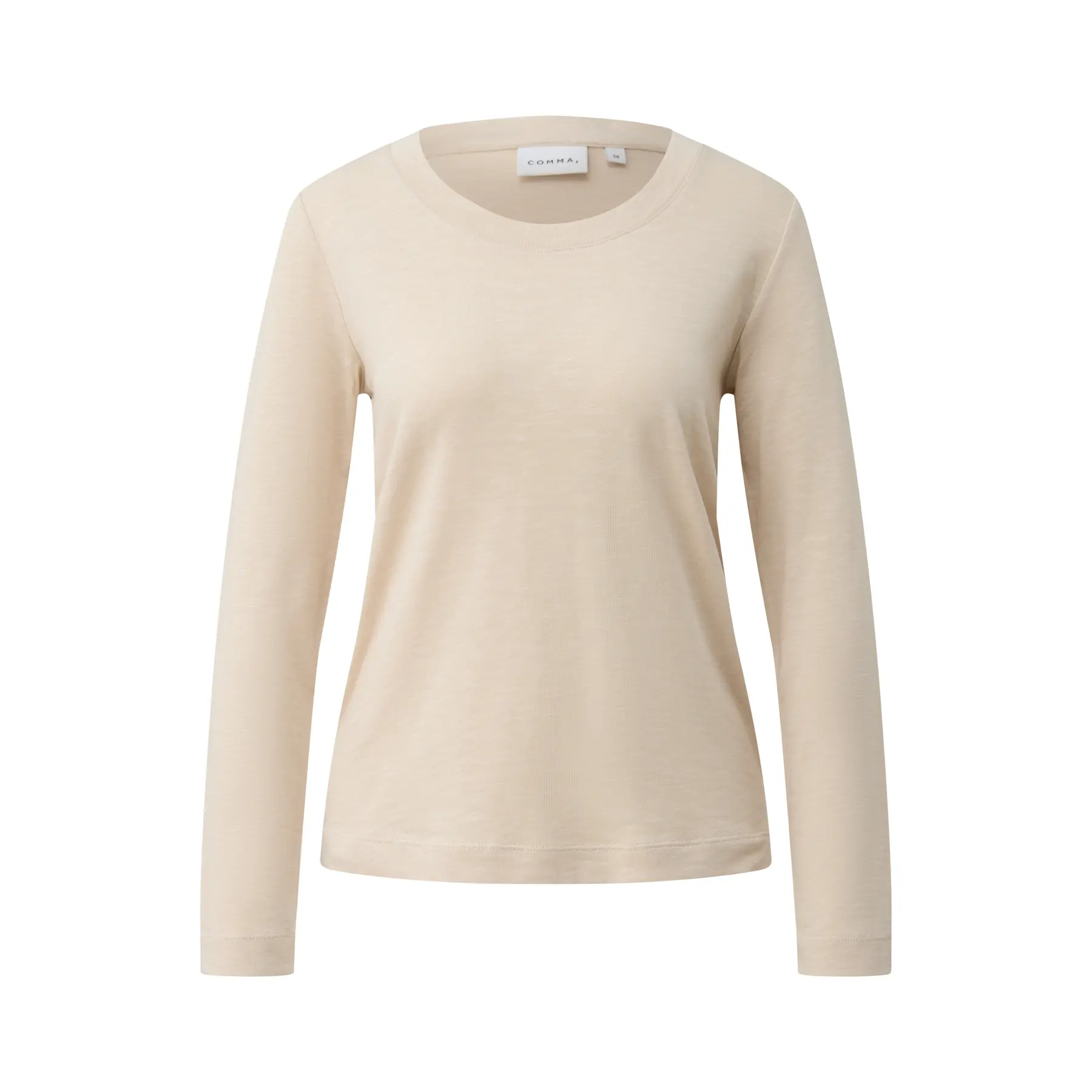 T-shirt maniche lunghe taglio classico confezionato donna COMMA