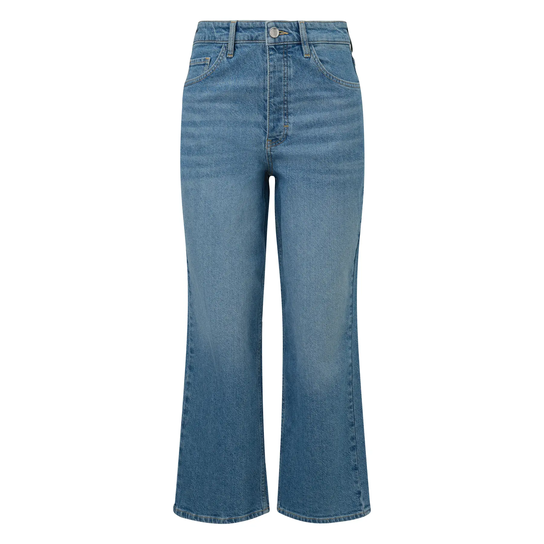 Jeans dritti alta vita sbiaditi donna COMMA