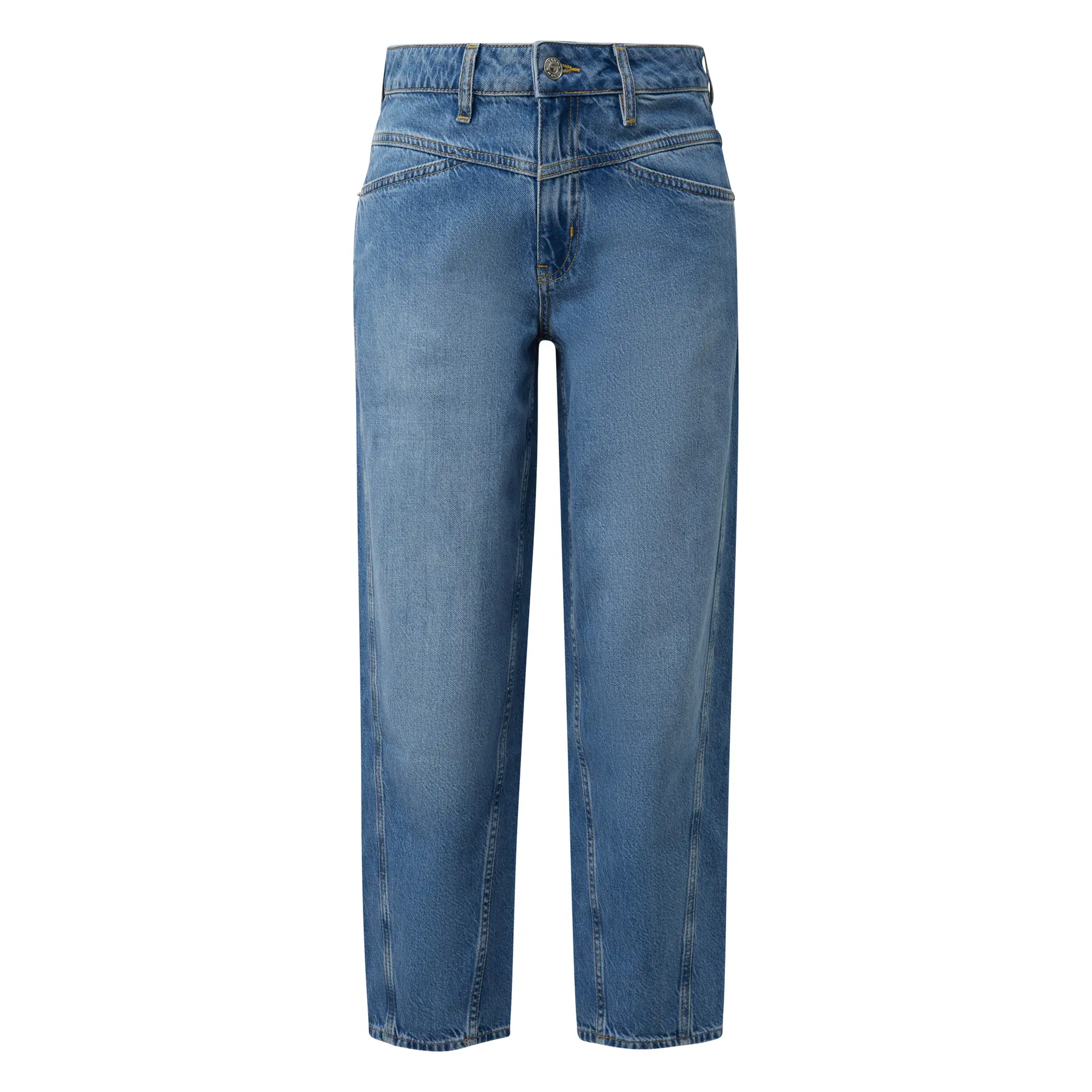 Jeans Loose & Relaxed Knöchellänge Ausbleichung Damen COMMA