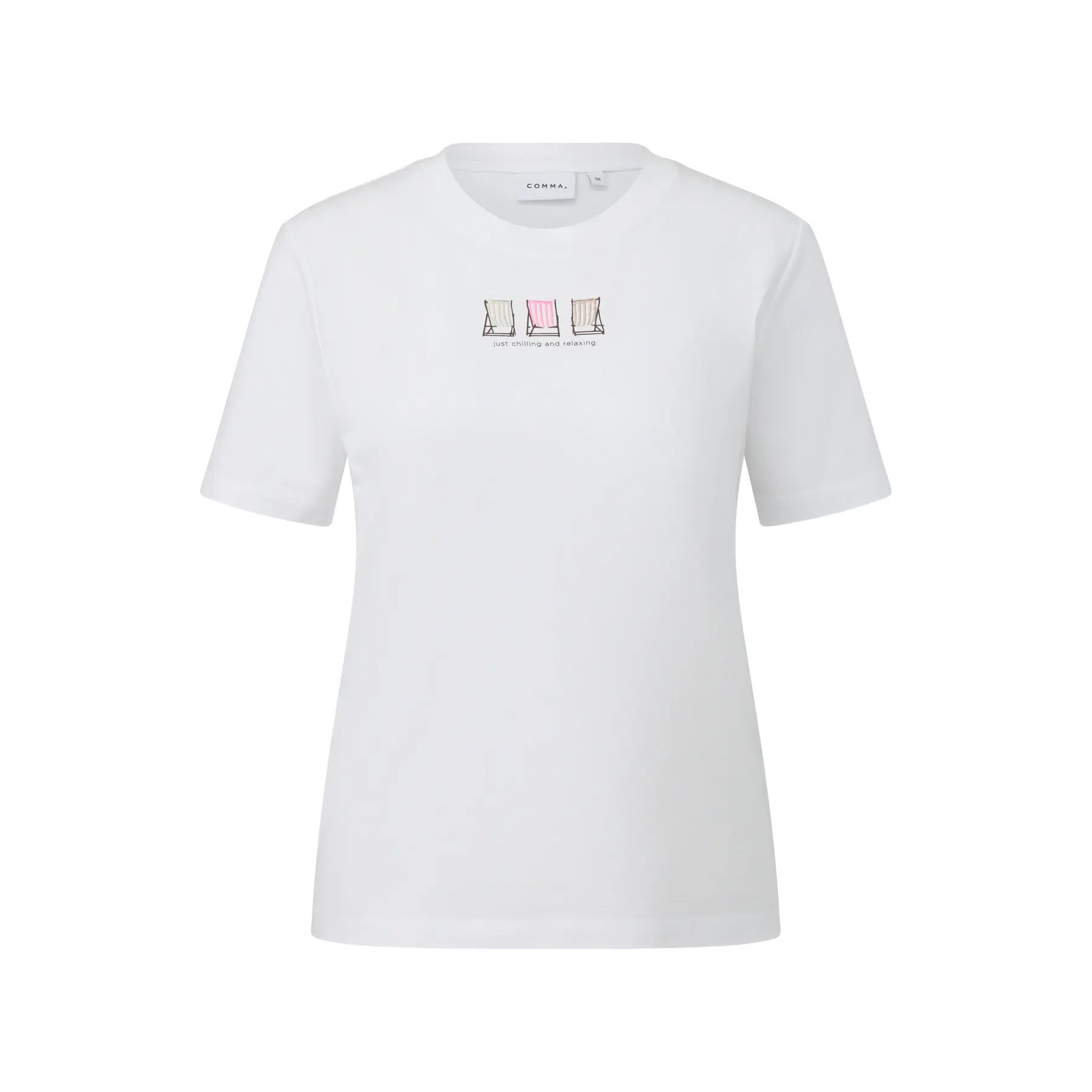T-shirt casual in jersey donna COMMA Vacanza