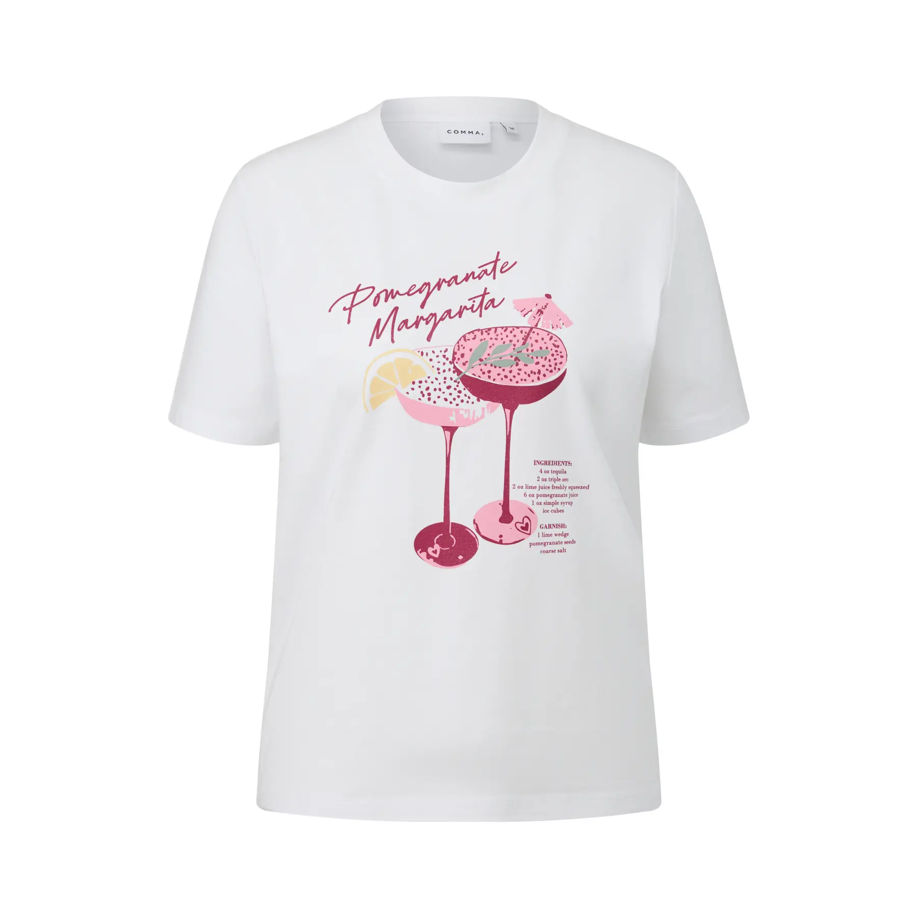 T-shirt casual in jersey classico donna COMMA Vacanza