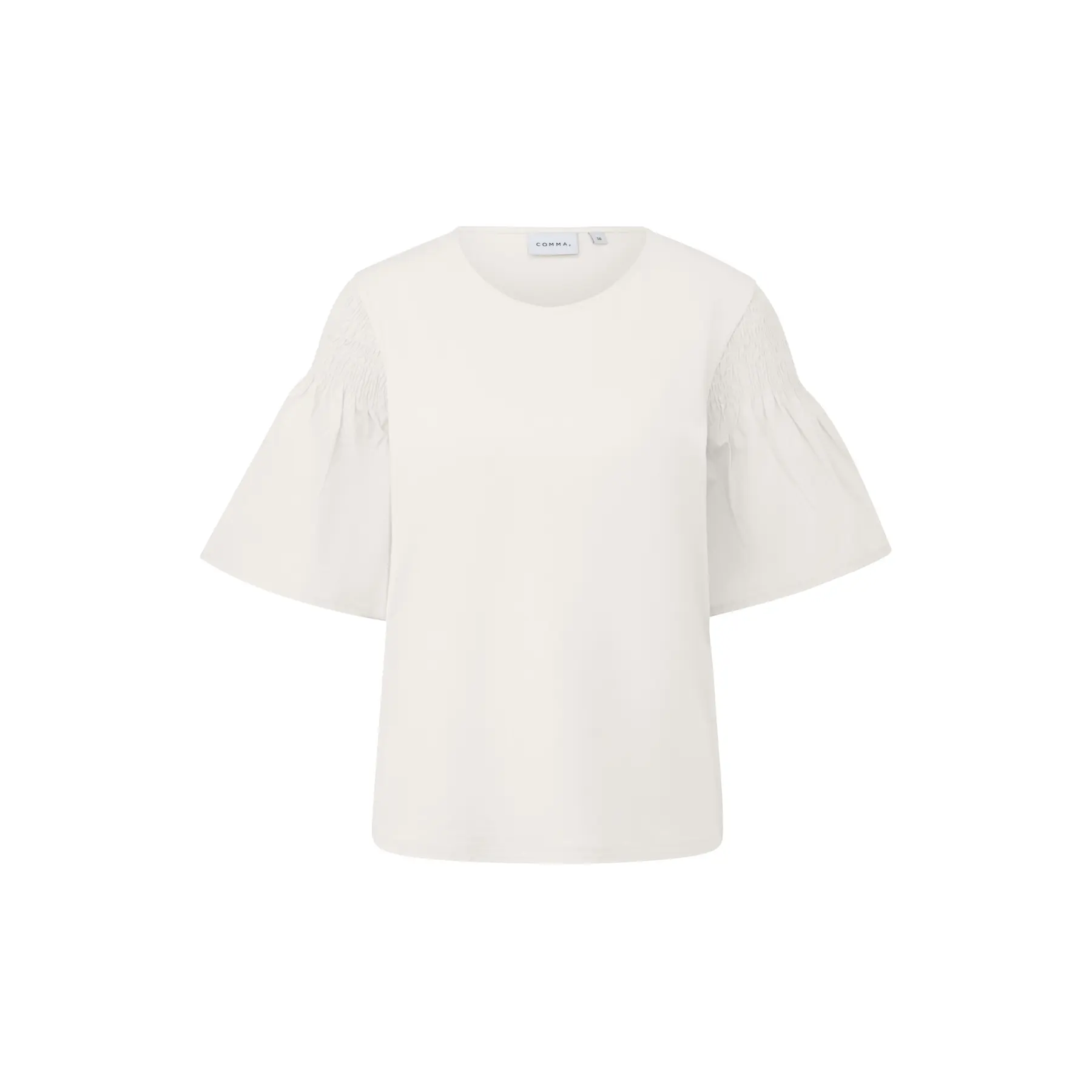 T-shirt con scollatura rotonda donna COMMA Smock