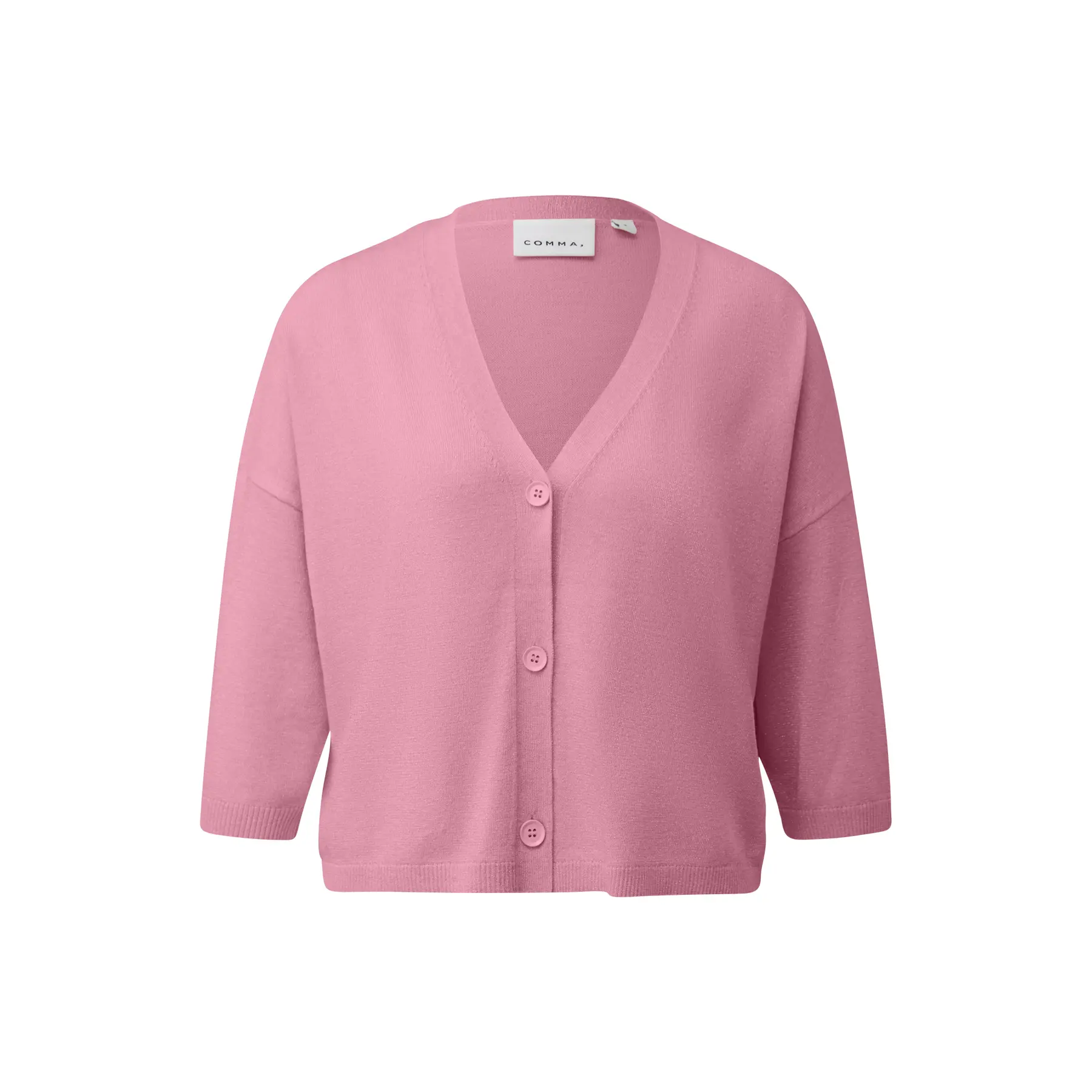 Cardigan Leggero in Maglia Glitterata Taglio Relaxed Donna COMMA