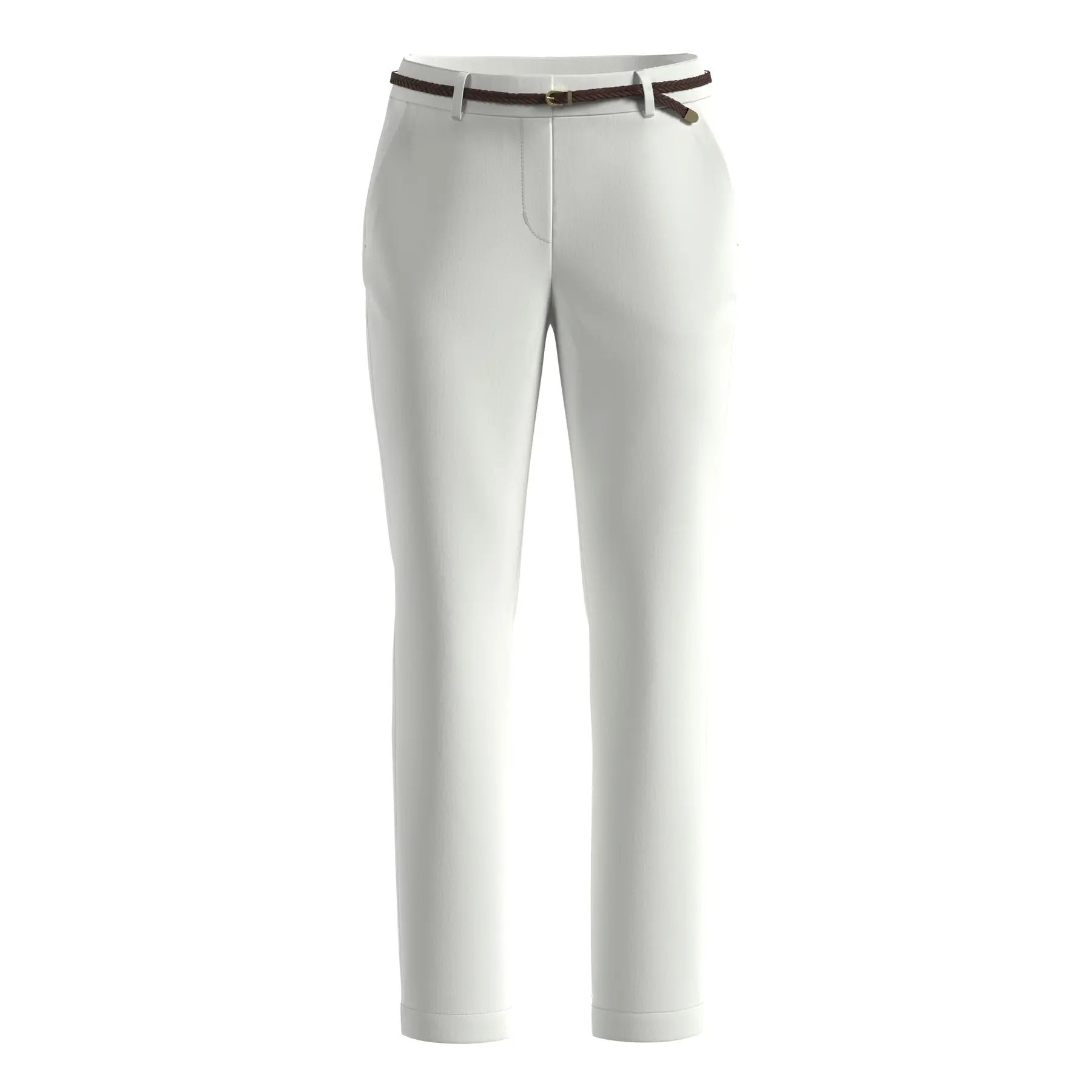 Pantaloni 7/8 a gamba affusolata con cintura donna COMMA