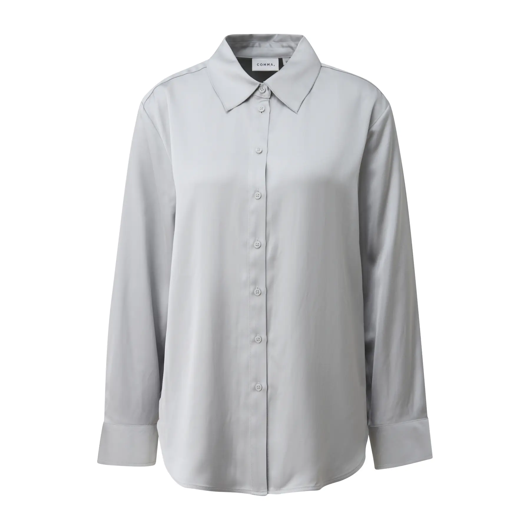 Blusa intramontabile in satin con bottoni donna COMMA