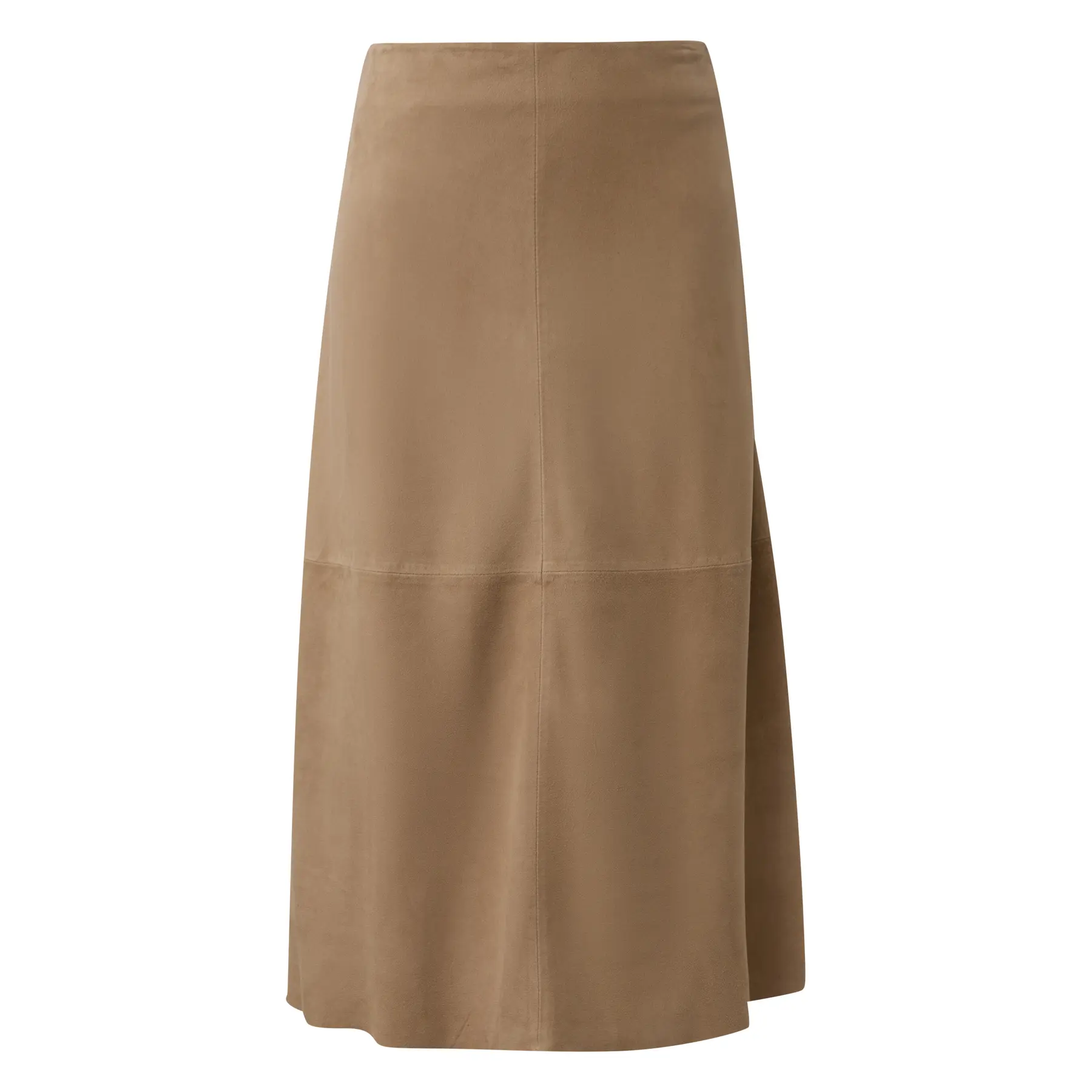 Jupe en cuir velours véritable femme COMMA