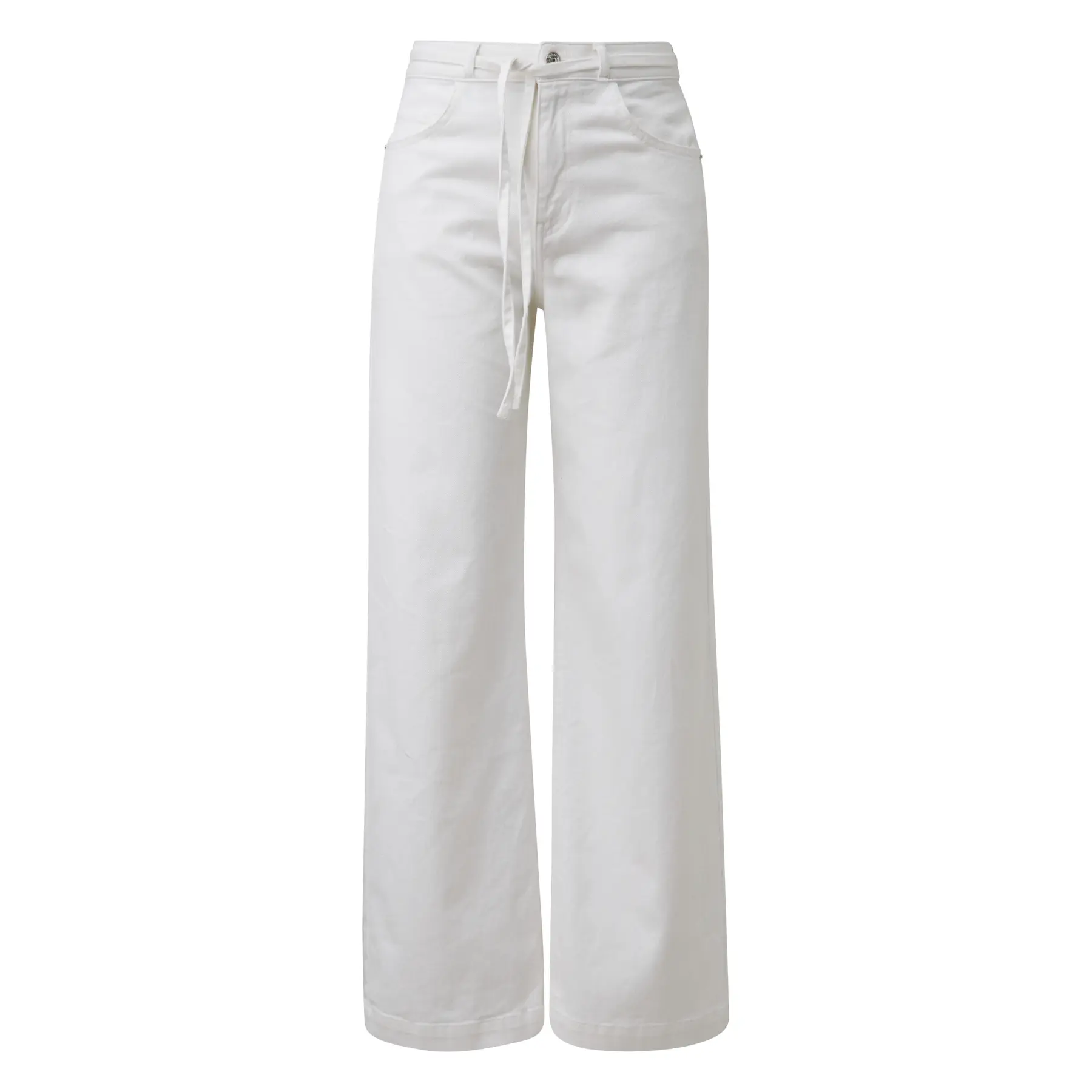 Jeans con dettaglio cintura Wide Leg donna COMMA