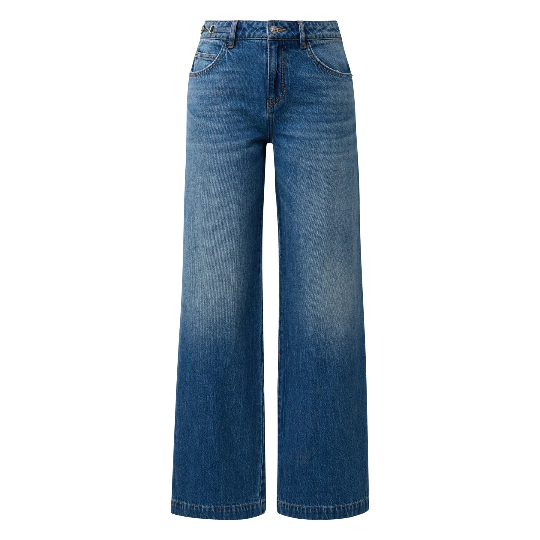 Jeans Wide Leg con elemento decorativo donna COMMA Anna