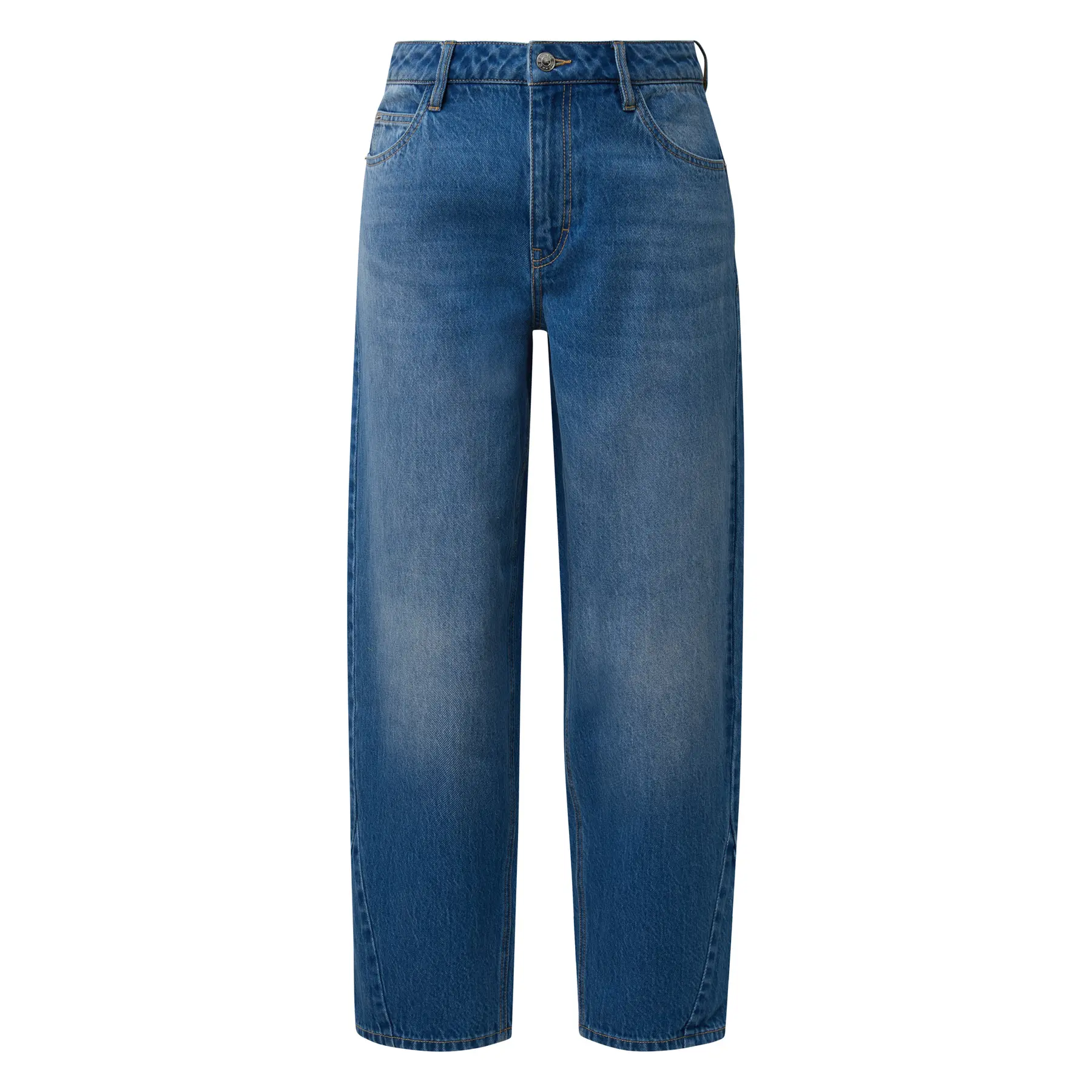 Jeans Barrel Mom con inserto all'orlo donna COMMA Liv