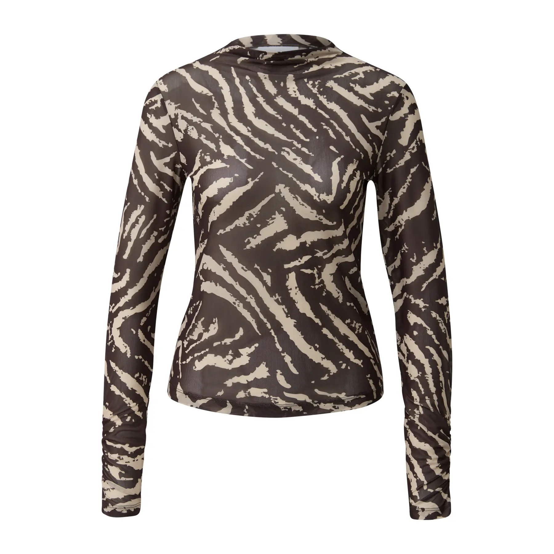 T-shirt en mesh à motif animalier femme COMMA