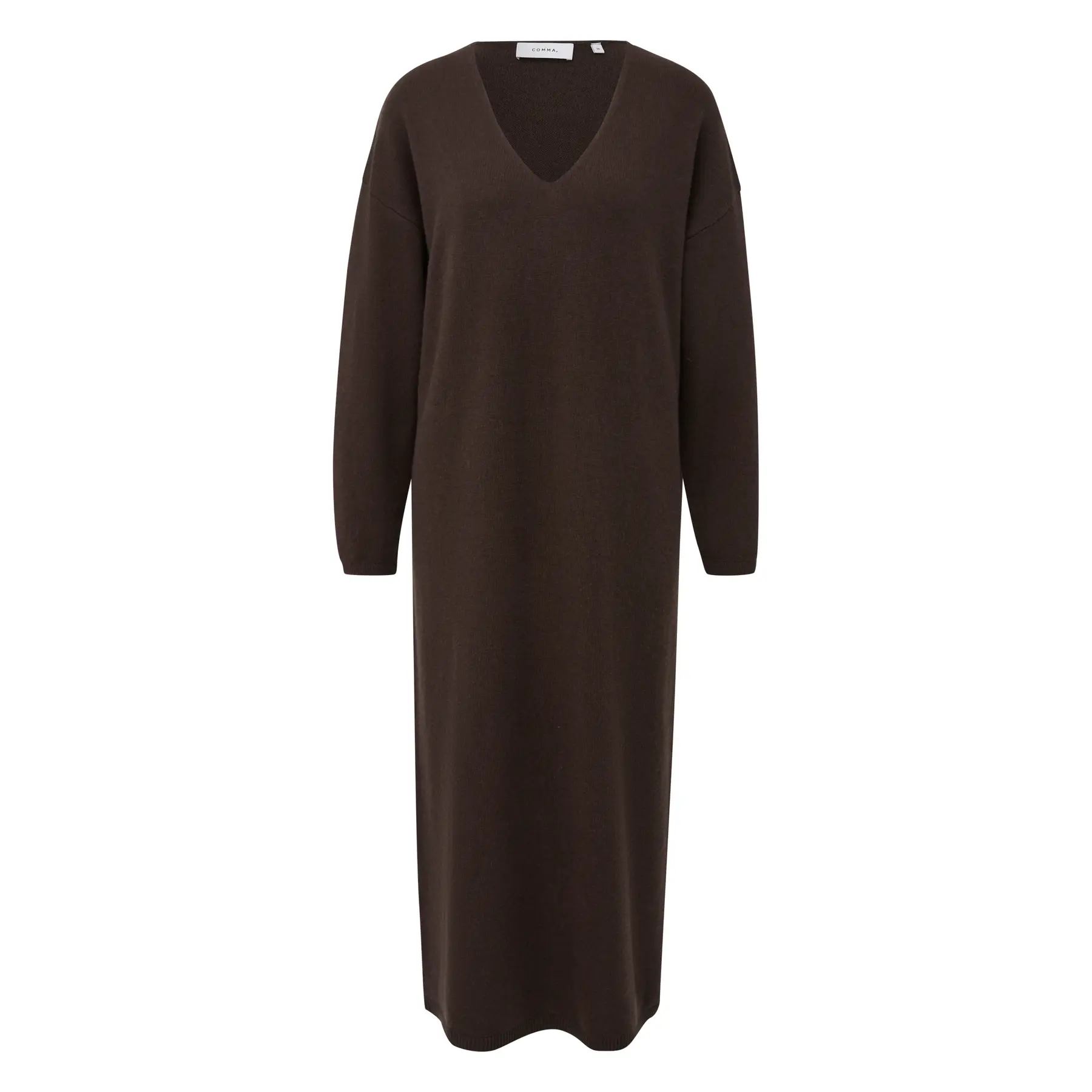 comma - female - Oversized gebreide jurk van een wolmix