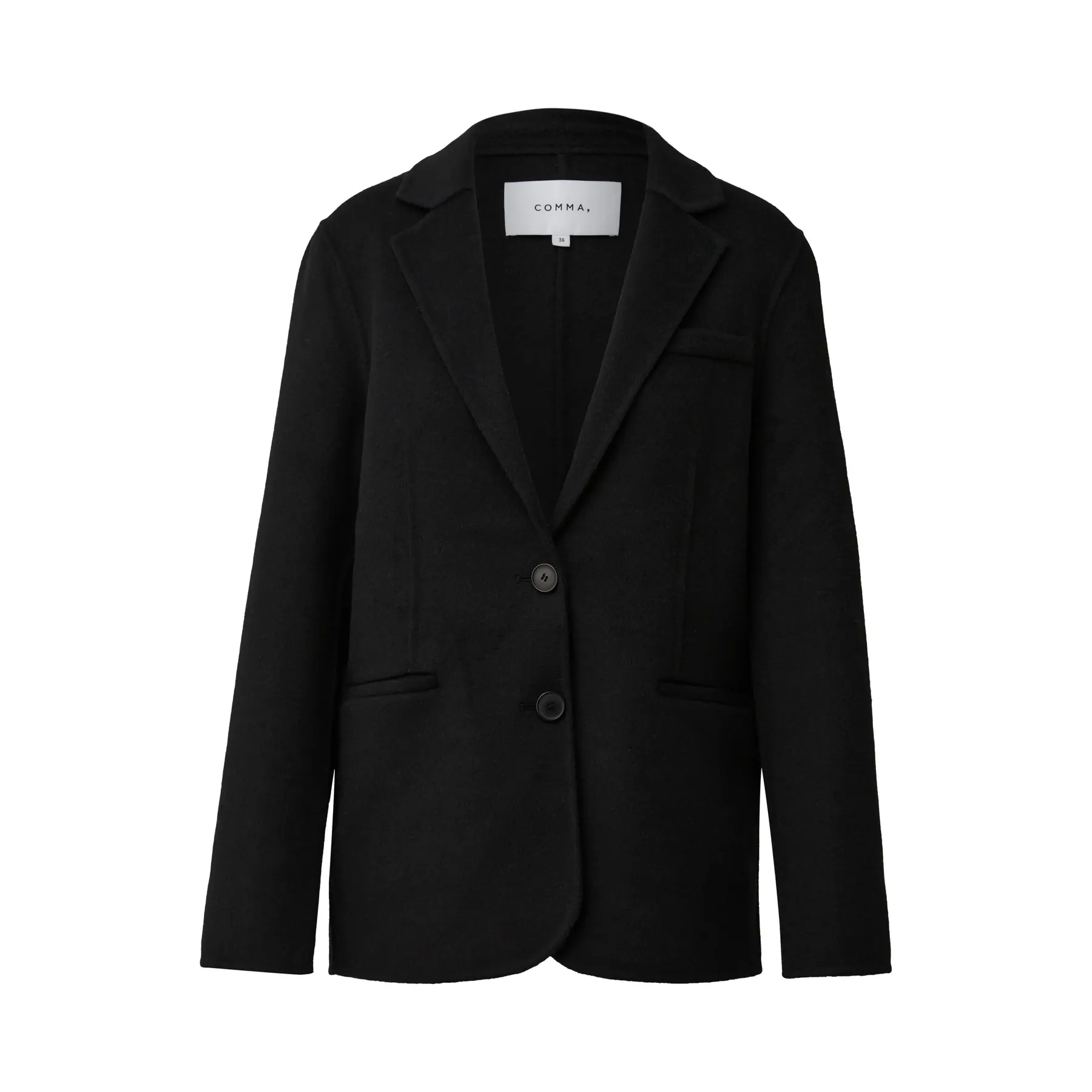 Blazer in lana mista doppio faccia donna COMMA