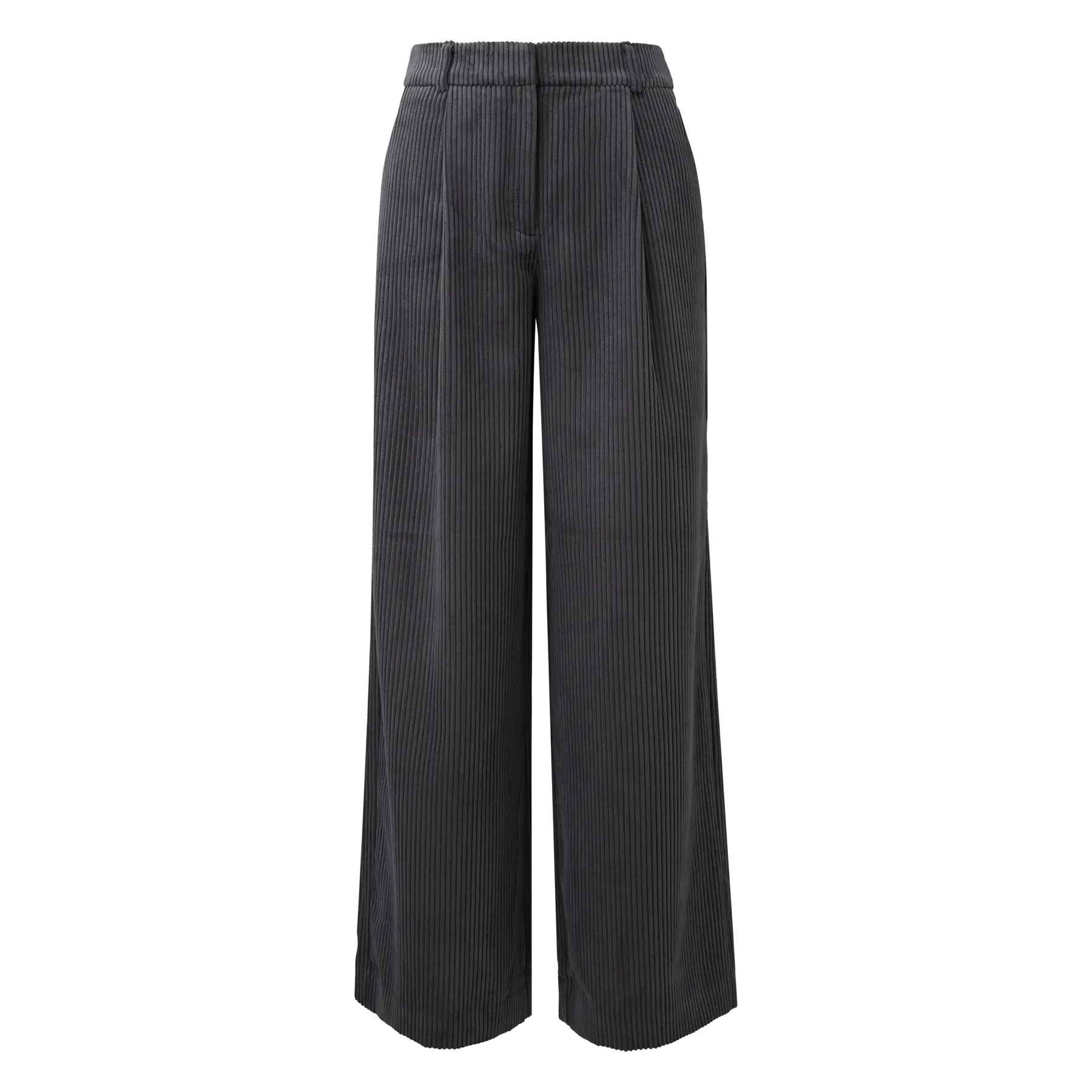 Pantaloni in velluto a coste larghe gamba dritta donna COMMA